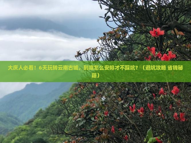 大庆去云南古城六日游