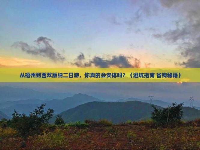 梧州去云南西双版纳二日游