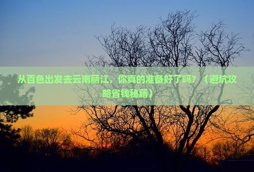 百色去云南丽江个人游