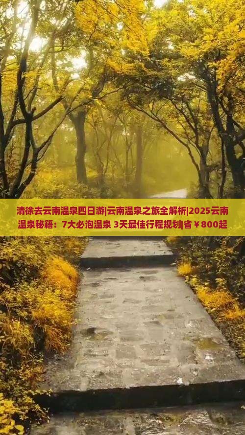 清徐去云南温泉四日游