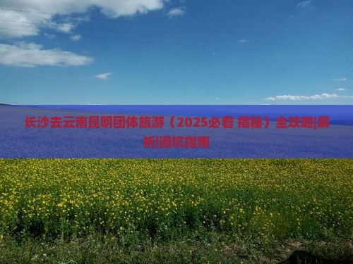 长沙去云南昆明团体旅游