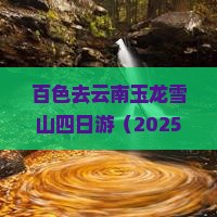 百色去云南玉龙雪山四日游