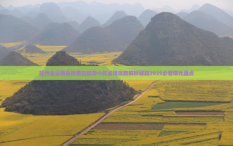 抚州去云南香格里拉旅游小吃