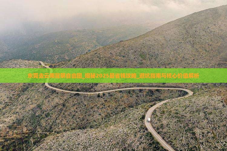 东莞去云南昆明自由团