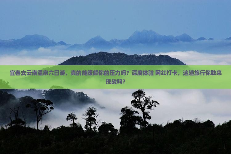 宜春去云南温泉六日游