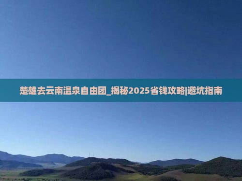 楚雄去云南温泉自由团