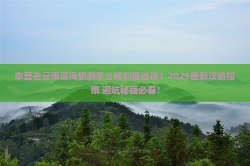 东营到云南洱海旅行社