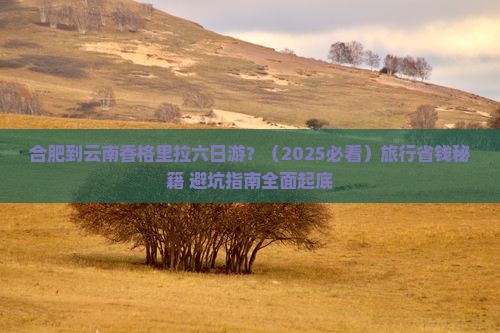 合肥到云南香格里拉六日游