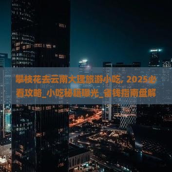 攀枝花去云南大理旅游小吃
