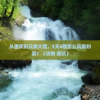 重庆去云南大理门票