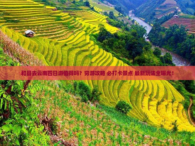 和县去云南四日游