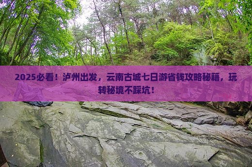 泸州到云南古城七日游