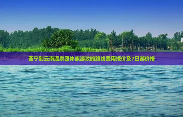 西宁到云南温泉团体旅游