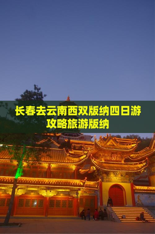 长春去云南西双版纳四日游