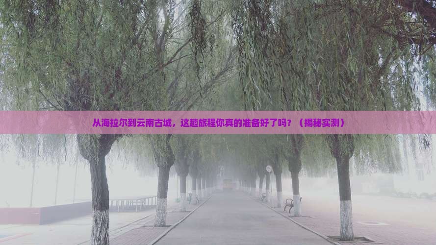海拉尔去云南古城攻略