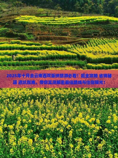 十月去云南西双版纳旅游