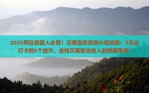 阿拉善盟到云南温泉旅游小吃