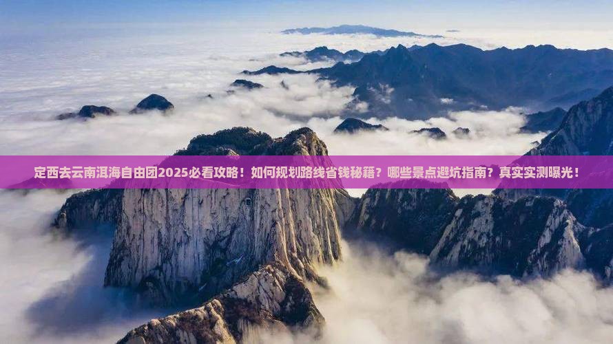 定西去云南洱海自由团