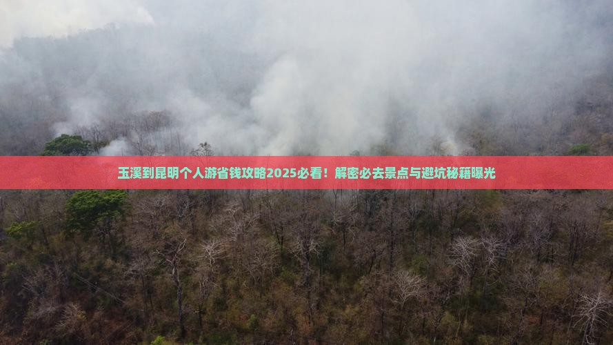 玉溪到云南昆明个人游