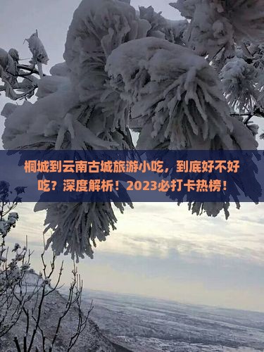 桐城到云南古城旅游小吃