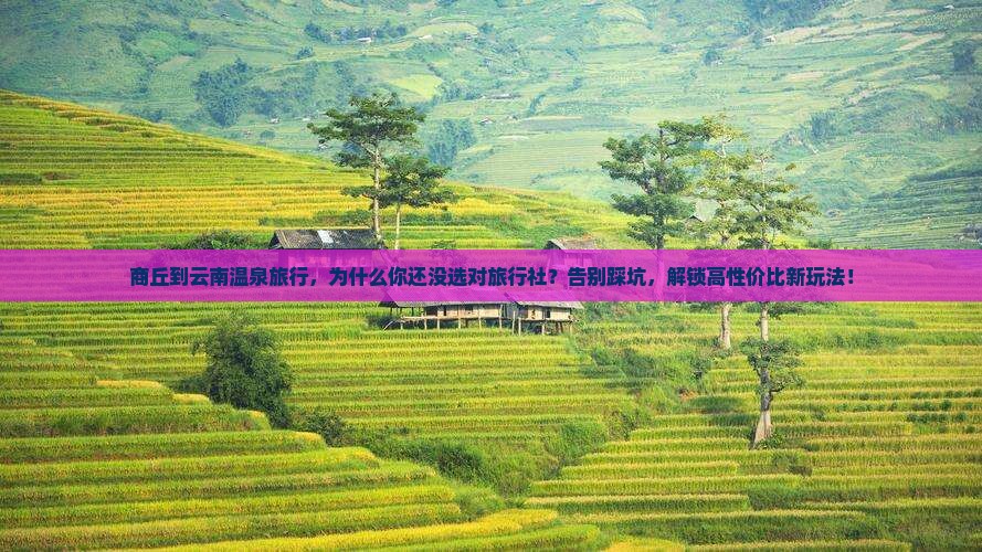 商丘到云南温泉旅行社