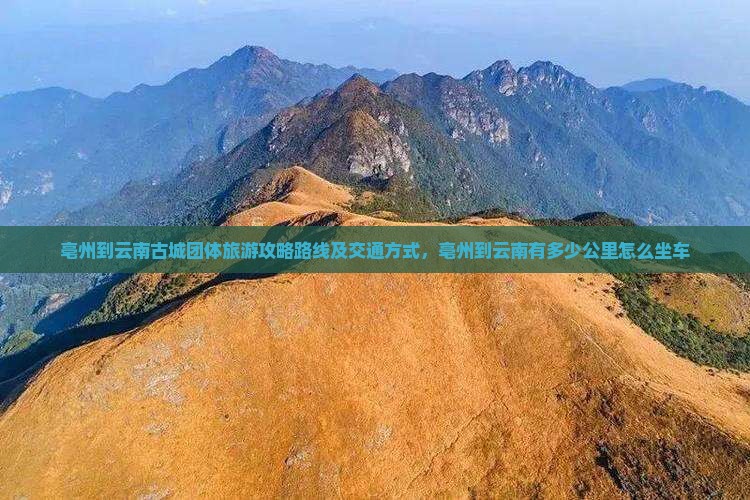 亳州到云南古城团体旅游
