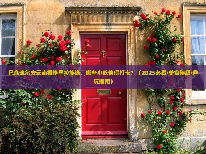 巴彦倬尔去云南香格里拉旅游小吃