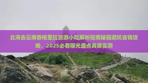 北海去云南香格里拉旅游小吃