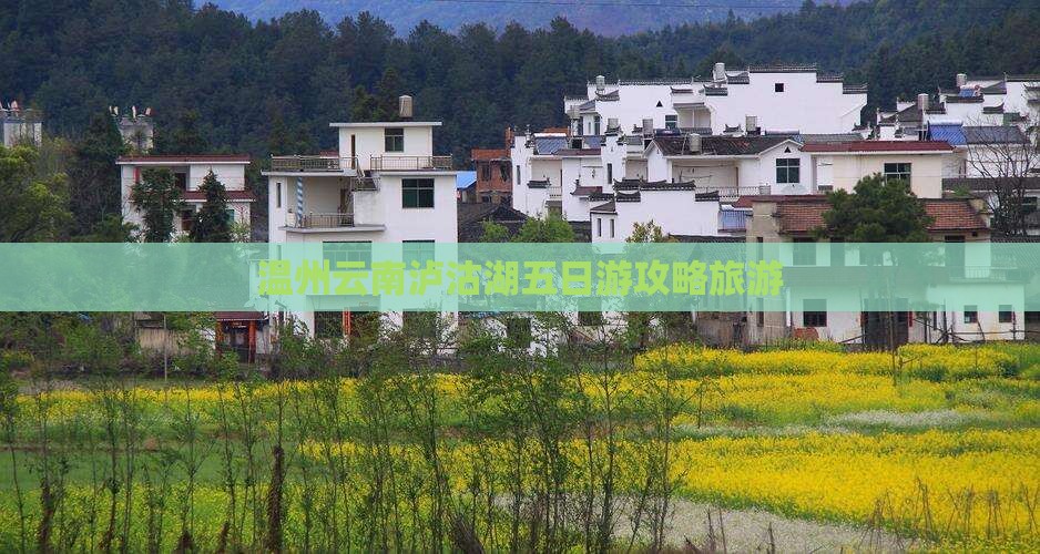 温州去云南泸沽湖五日游