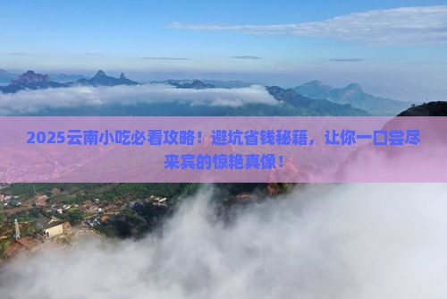 来宾到云南旅游小吃