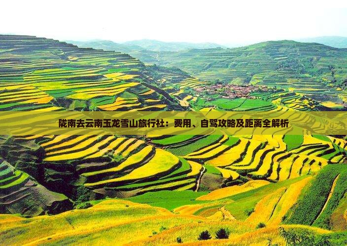陇南去云南玉龙雪山旅行社