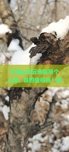 平顶山到云南昆明个人游
