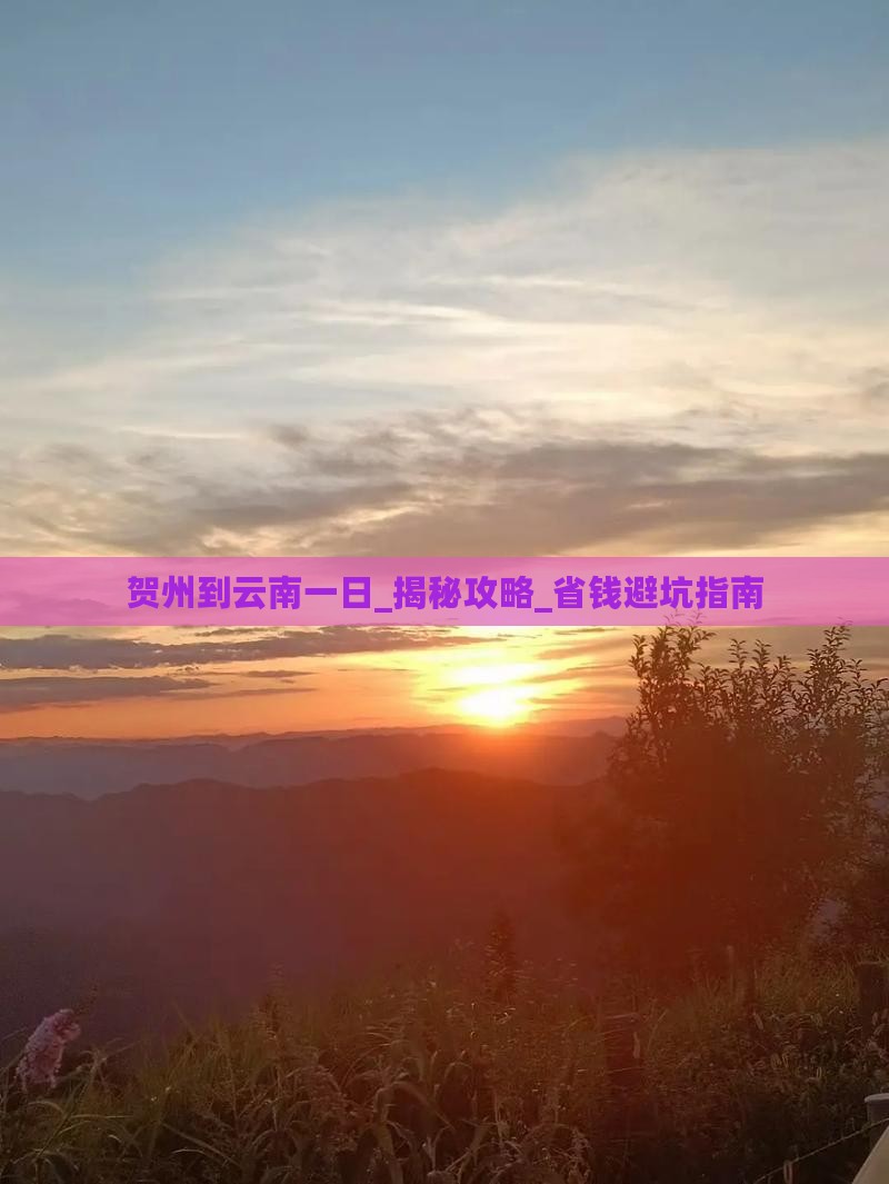 贺州到云南一日