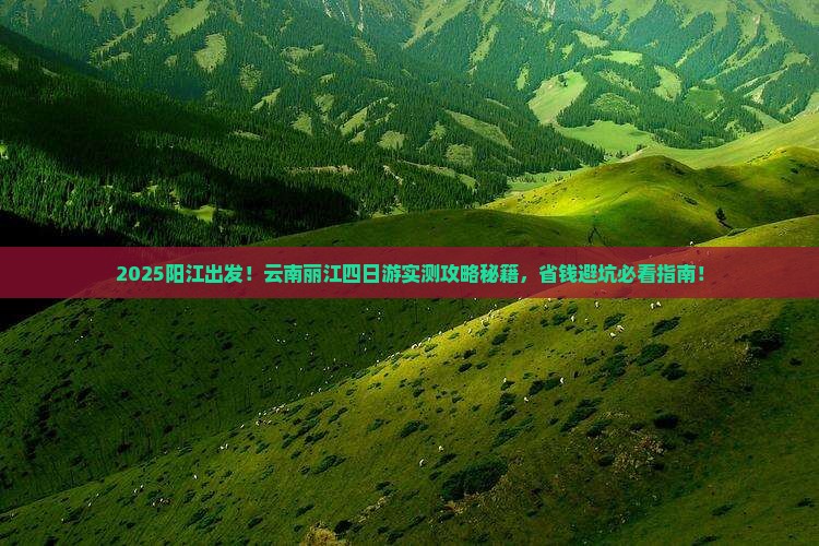 阳江到云南丽江四日游