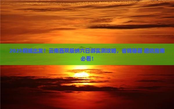 桐城到云南西双版纳六日游