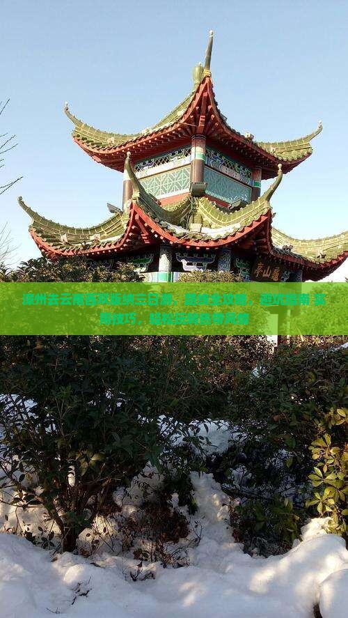 漳州去云南西双版纳三日游