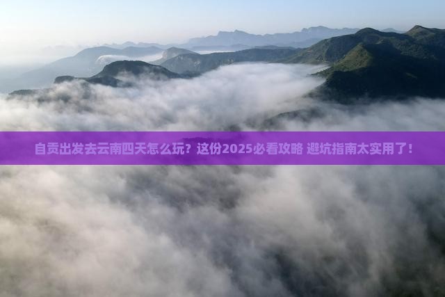 自贡到云南四日游