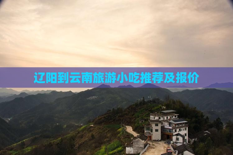 辽阳到云南旅游小吃