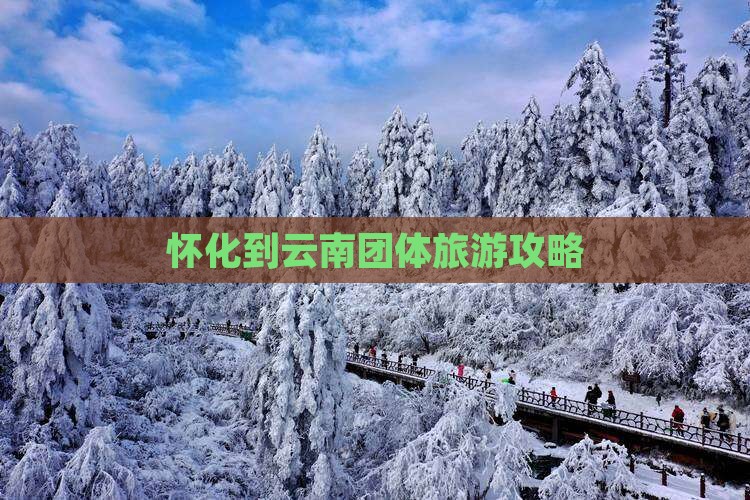 怀化到云南团体旅游