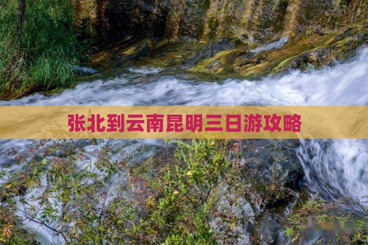 张北到云南昆明三日游
