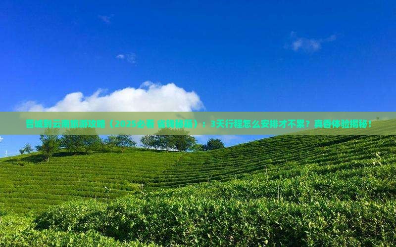 晋城到云南旅游