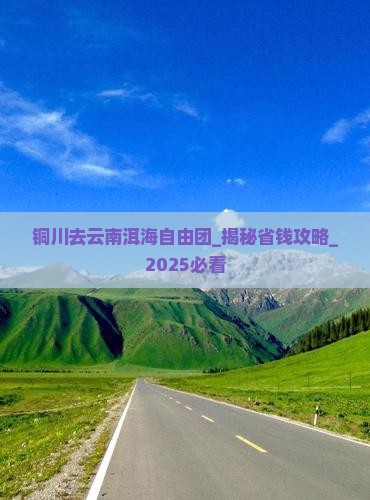 铜川去云南洱海自由团