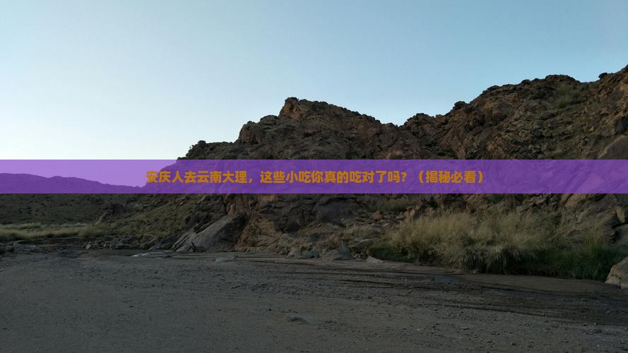 安庆去云南大理旅游小吃
