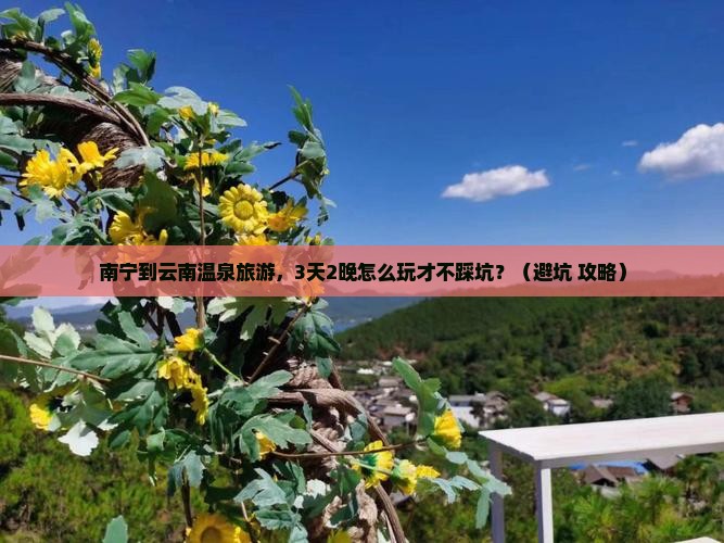 南宁到云南温泉旅游