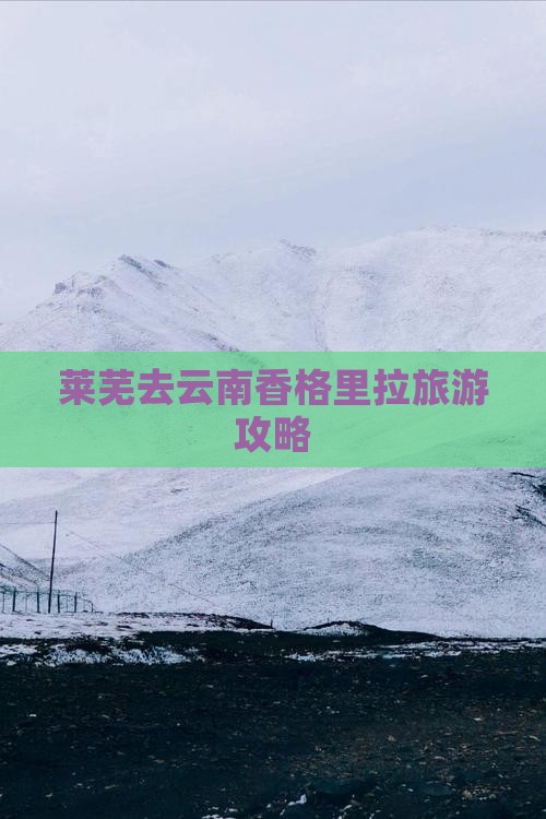 莱芜去云南香格里拉攻略