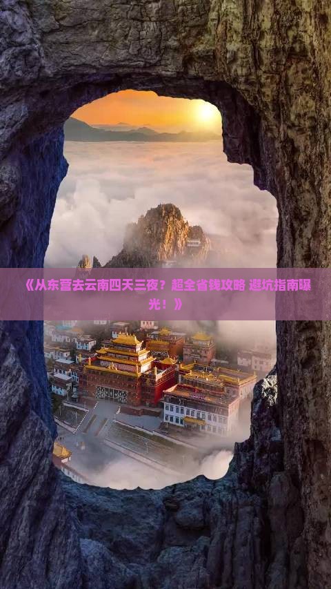 东营到云南四日游