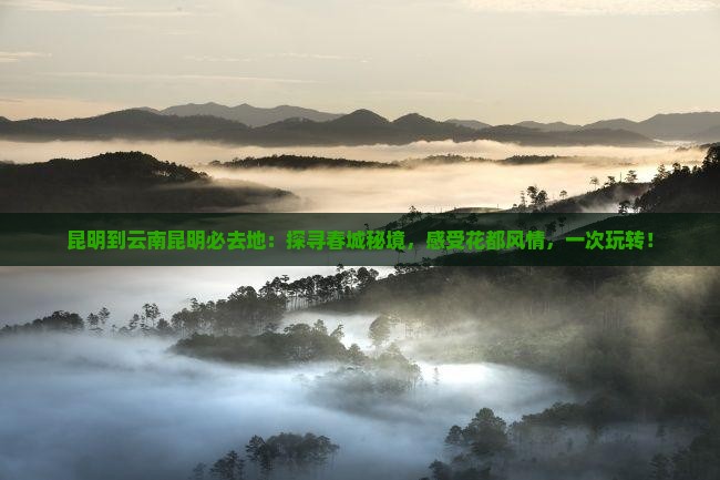 昆明到云南昆明必去地