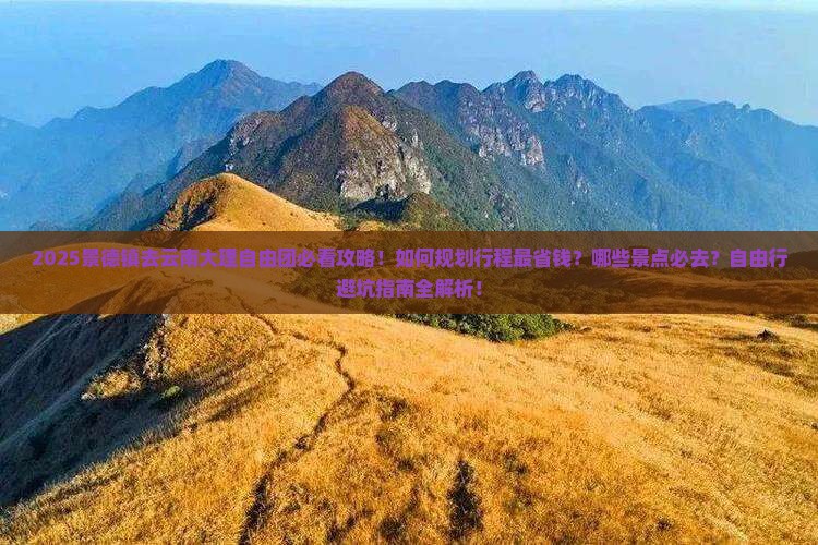 景德镇去云南大理自由团
