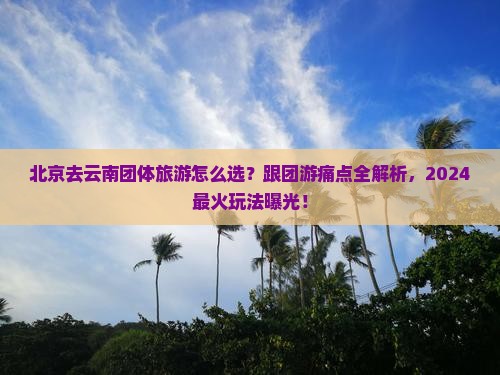 北京去云南团体旅游