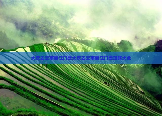 大庆去云南丽江门票